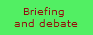 Briefing and debate